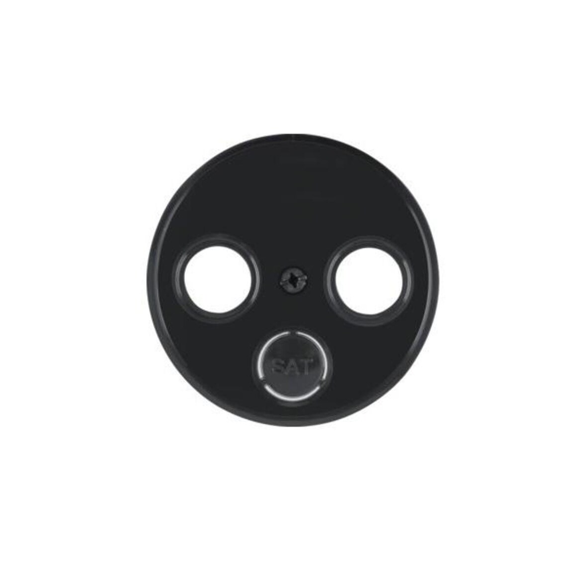 Berker Zentralstück sw/gl 12032045