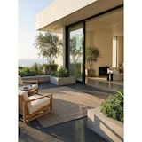 thumbnail of Teppich Outdoor Einfarbig Wetterfest Waschbar Strapazierfähig Balkon Terrasse Küche OEKO-TEX Braun 60x100 cm – ALSTER von Kadima Design