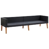 thumbnail of vidaXL 4-tlg. Garten-Lounge-Set mit Auflagen Poly Rattan Schwarz