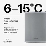 thumbnail of Happy Hour 33 Minibar 33L 5-15°C EEK G 25dB LED-Licht Silber