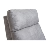 thumbnail of Fernsehsessel HWC-A54 Premium, Relaxsessel Schaukelstuhl Wippfunktion, drehbar ~ Stoff/Textil hellgrau