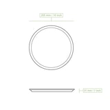 thumbnail of BIOZOYG 100 Stück Einwegteller Ø 25cm Palmblatt-Teller, rund, biologisch abbaubar, umweltfreundlich, kompostierbar, wiederverwertbar, Wegwerfteller