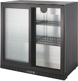 thumbnail of GastroHero Barkühlschrank ECO 230 schwarz 218 Liter Getränkekühlschrank Schiebetüren LED unterbaufähig Umluft