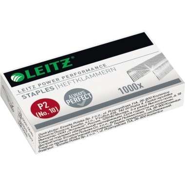 Leitz Heftklammer Nr.10 55770000 10Blatt verzinkt 1.000 St./Pack.