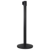 thumbnail of Danieli Store | Poste separador negro con Cinta Extensible hasta 3 mt, retráctil y con Sistema de Seguridad | Base Reforzada y cinta roja 3mt