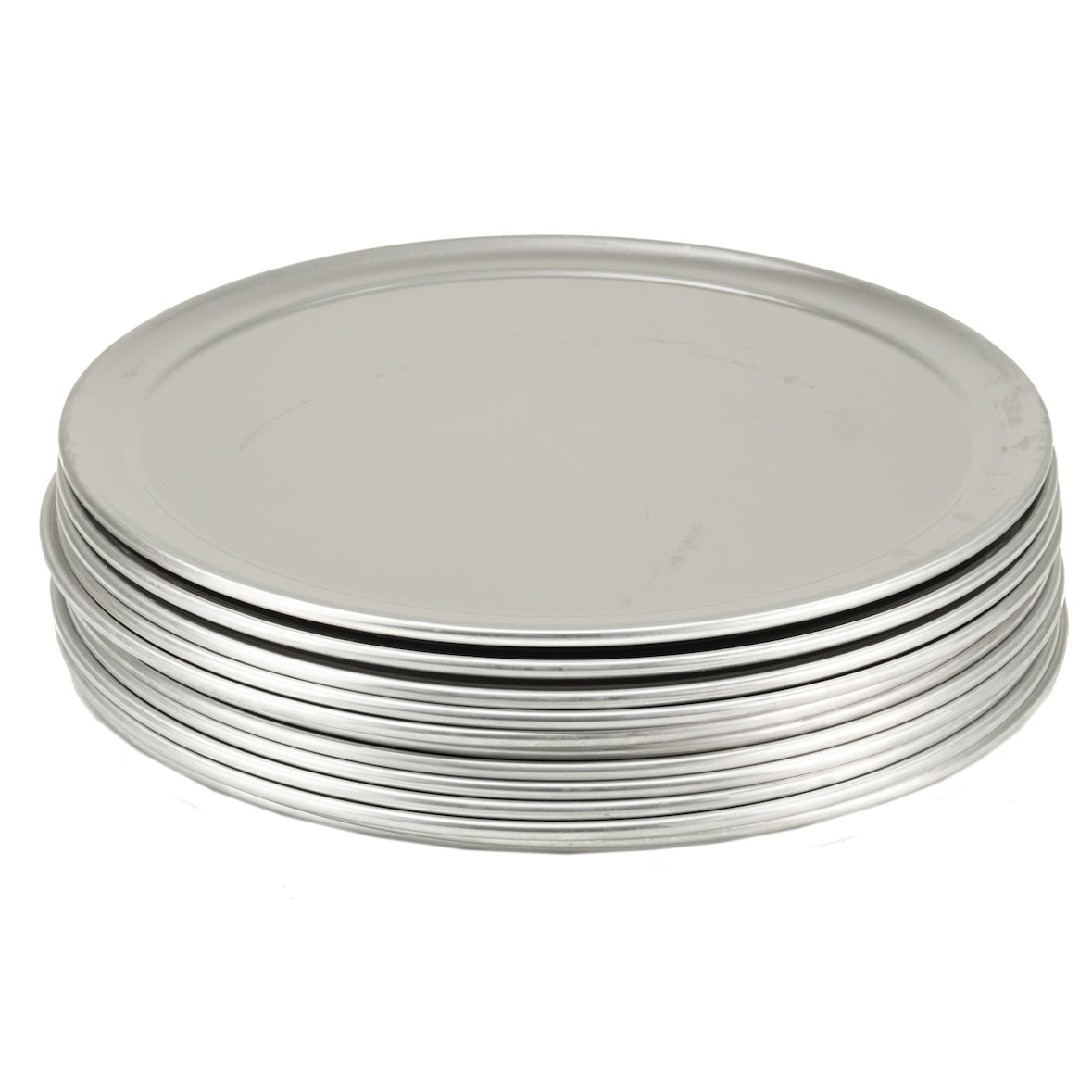 Pizzablech rund aus Aluminium 12 Stück Ø 305 mm