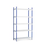 thumbnail of PROREGAL Fachbodenregal MAXIMUS Pro | Grundregal | HxBxT 300x150x60cm | 5 Ebenen | offener Fachboden | Fachlast 236kg | Lichtblau/Lichtgrau