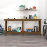 thumbnail of vidaXL Werkbank 180x50x80 cm massief grenenhout honingbruin