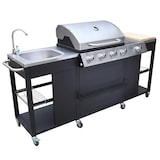 thumbnail of Barbecue Da Cucina Per Esterni Montana 4 Fornelli