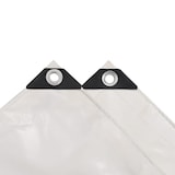 thumbnail of vidaXL Dekzeil 650 g/m² 6x8 m wit