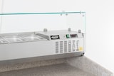thumbnail of Aufsatzvitrine Albon | 1/3 GNx7 | HxBxT 43,5x160x39,5cm + CHEFGASTRO Geschirrtuch