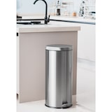 thumbnail of aro Treteimer, Edelstahl, Ø 29.5 x 64 cm, 30 L, silber