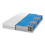 thumbnail of Matras 90x200 H3 H4, Hoogte 21cm, Ergonomische 7-zone pocketvering matras 90x200cm, Ademende hoes van dubbele stof met aloë vera finish