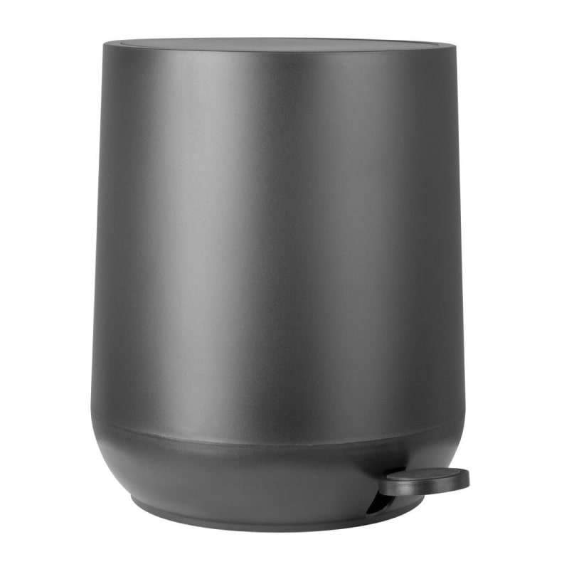 Jantex ronde pedaalemmer zwart 5 liter