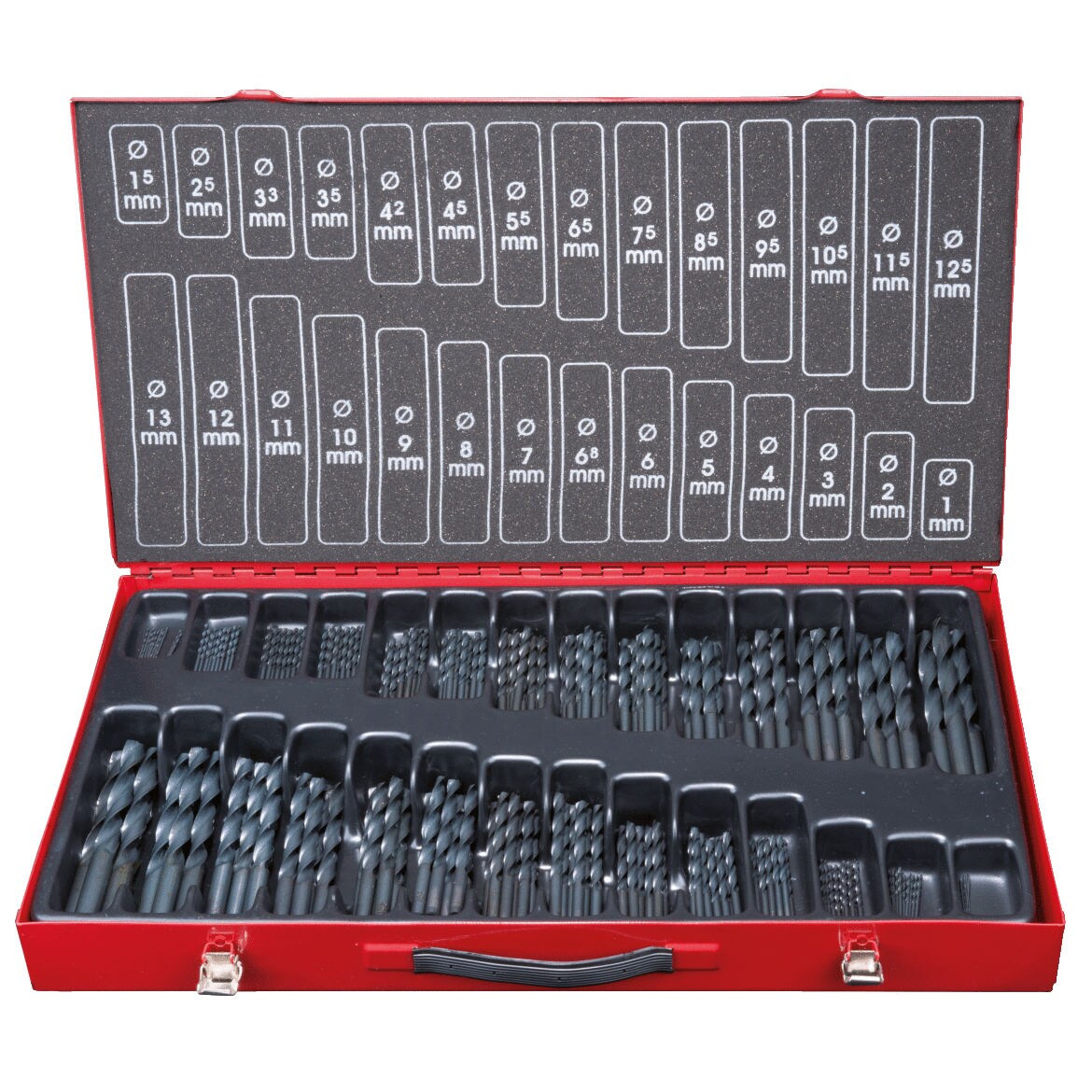 HSS-R Spiralbohrer-Satz, 230-tlg., 1-13mm