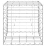 thumbnail of vidaXL Gabion plantenbak verhoogd kubus 50x50x50 cm staaldraad