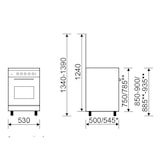 thumbnail of Cuisinière gaz GA551GWH