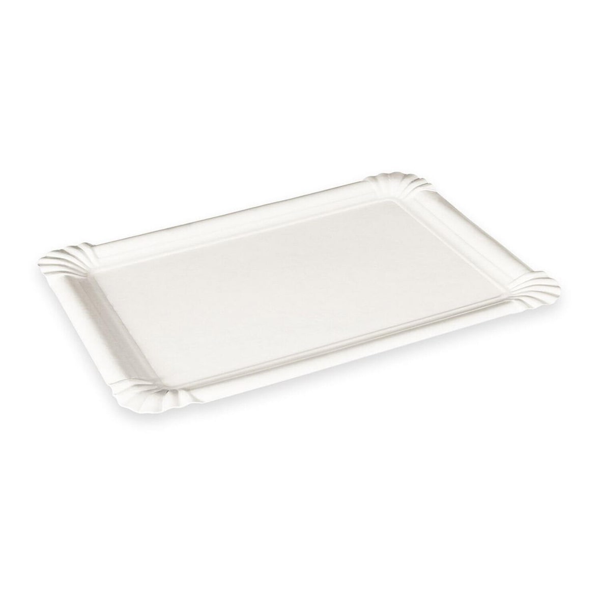250x BIONATURE Pappteller aus Frischfaser 17 x 11 cm fettdicht weiß