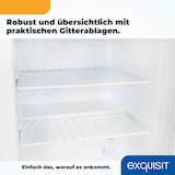 thumbnail of Exquisit Mini Gefrierschrank GB60-150E weiss | 42 l Nutzinhalt | Klein und kompakt | Türanschlag wechselbar | Gefrieren