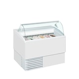 thumbnail of TEFCOLD Congelador de helados ISETTA 6LX TEFCOLD, acero y vidrio, refrigeración profesional, Blanco