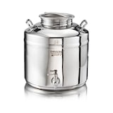 thumbnail of Sansone europa, contenitore bidone olio da 15 litri senza rubinetto in acciaio 18/10