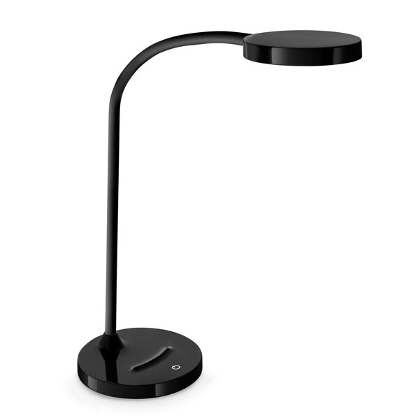 Lampe de bureau Ellypse Xtra Strong Flex, acier et plastique, coloris noir