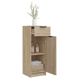 thumbnail of vidaXL Badschrank Sonoma-Eiche 32x33,5x90 cm Holzwerkstoff