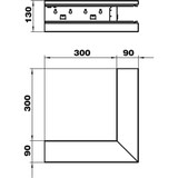 thumbnail of OBO Bettermann Außeneck GS-AA90130RW 6277510