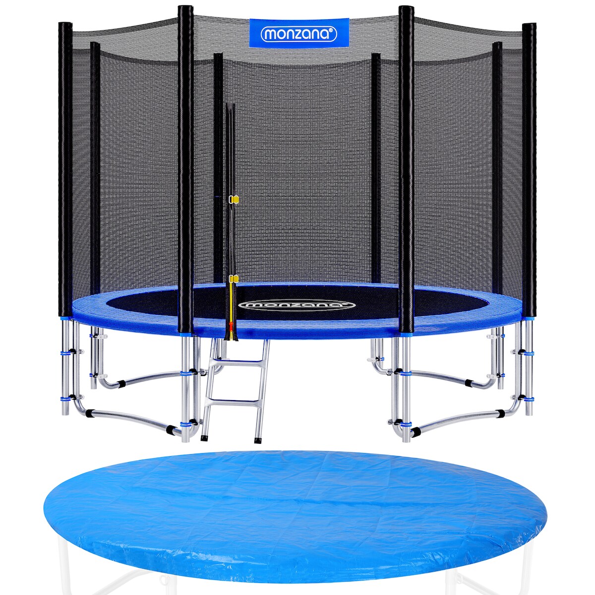 Monzana Trampolin Ø 305 cm Komplettset inkl. Sicherheitsnetz