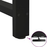 thumbnail of vidaXL Couchtischbeine Schwarz 2 Stk. 50x(30-31) cm Stahl