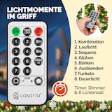 thumbnail of Casaria 2er Set Weihnachtsgirlande 80LEDs geschmückt mit Fernbedienung