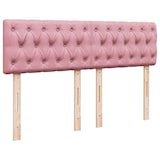 thumbnail of vidaXL Boxspringbett mit Matratze Rosa 160x200 cm Samt