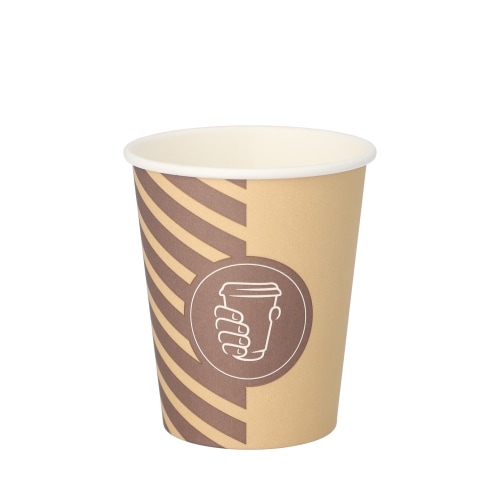 1000 Trinkbecher, Pappe 0,2 l Ø 8 cm · 9,2 cm `Coffee Line`