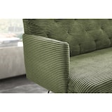 thumbnail of Banco de comedor KAWOLA CHARME Pana verde oliva 186cm