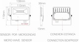 thumbnail of SKY 10W IP65 LED-Strahler mit integriertem Sensor 4000k Weiß