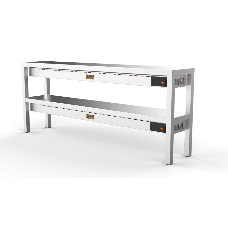 Bovenste plank keramisch verwarmd 2 fasen 1600 met 8 verwarmingselementen van 250W