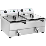 thumbnail of Royal Catering Freidora eléctrica doble - 2 x 16 L con grifo de vaciado