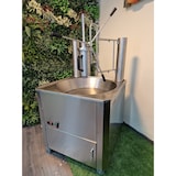 thumbnail of Pack friteuse à churros professionnelle gaz à température auto-régulée – 16L - 45kW + piston manuel 2kg – PROFERIA