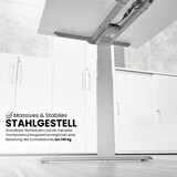 thumbnail of bümö elektrisch höhenverstellbarer Schreibtisch 180x80 cm in Asteiche, Gestell graphit mit Memory-Steuerung, elektrischer Bürotisch höhenverstellbar