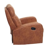 thumbnail of TV-fauteuil HWC-A54 Premium, relaxfauteuil schommelfunctie, draaibaar ~ stof/textiel imitatiesuède