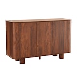 thumbnail of Buffet 3 portes moderne rectangulaire L120 cm bois foncé