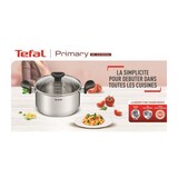 thumbnail of Tefal E3086404 Primary Marmite Inox 28 Cm + Couvercle / Compatible Induction