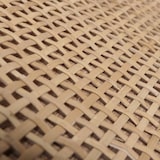 thumbnail of Highboard HWC-M38, Kommode Schrank Sideboard, Staufächer, Kubu Rattan Holz 106x80x41cm ~ Eiche-Optik