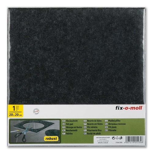 Filzzuschnitt robust, 200mm x 200mm fix-o-moll