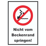 thumbnail of Nicht vom Beckenrand springen Schild A1 (594x841mm)