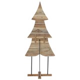 thumbnail of vidaXL Weihnachtsbaum mit Ständer Braun 180 cm Massivholz Teak
