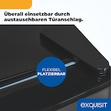 thumbnail of Exquisit Vollraumkühlschrank KS5320-V-H-040E inoxlook-az | 242 l Nutzinhalt | Inoxlook-az