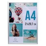 thumbnail of Exacompta 84758D 12x fotolijst met aluminium rand voor formaat A4, transparant