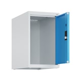 thumbnail of C+P Aufsatzschrank Classic PLUS, 1 Abteil, HxBxT 50x30x50cm, Zylinderschloss, Hellgrau/Lichtblau von PROREGAL