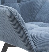 thumbnail of Esszimmerstuhl MATOR - Cord Blau 60x59x81 cm | Essstühle Esszimmerstühle Küchenstühle Wohnzimmerstühle